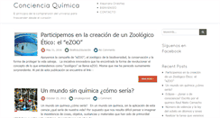 Desktop Screenshot of concienciaquimica.com