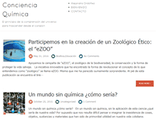 Tablet Screenshot of concienciaquimica.com